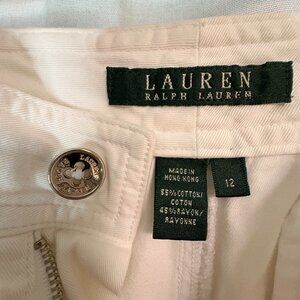 Lauren Ralph Lauren White Cargo Shorts Women’s Size 12